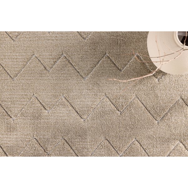 Fia vloerkleed 290 x 200 cm - Bruin