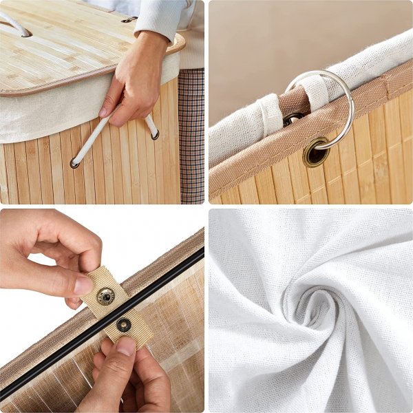 Carolin tvttkorg 72 l - Bambu