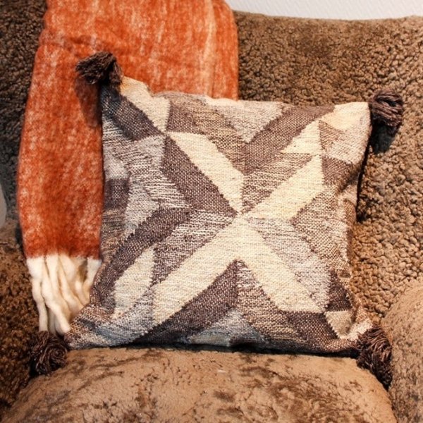 Kussenhoes Inka 50 x 50 cm - Beige