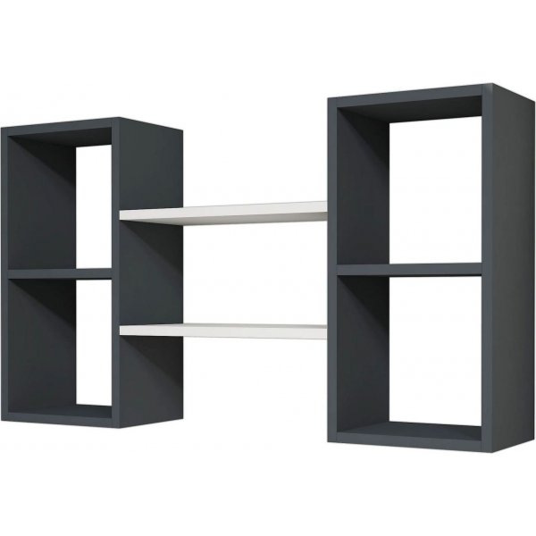 Bambi wandplank - Wit/antraciet Bambi wandplank - Wit/antraciet