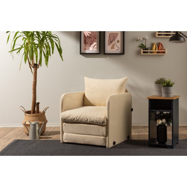Saga bäddfåtölj - Cream Saga bäddfåtölj - Cream