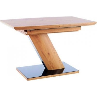 Toronto matbord 120-160 cm - Ek/svart