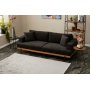 Liva 3-sits soffa - Antracit/koppar