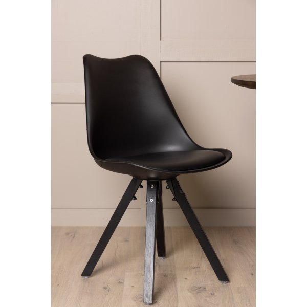 Chaise de salle à manger Zeno - Noir Chaise de salle à manger Zeno - Noir