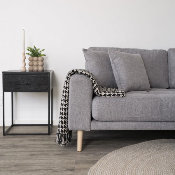 Coussin décoratif Lido Gris clair 40 x 40 cm Coussin décoratif Lido Gris clair 40 x 40 cm