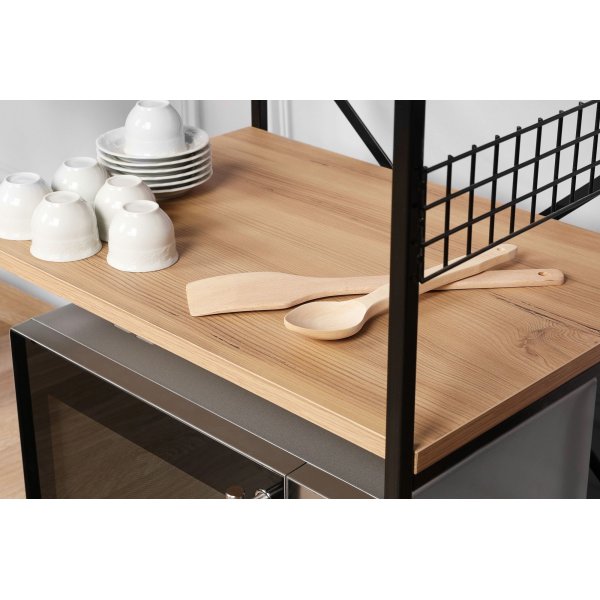 Étagère Anemon - Noir/pin Étagère Anemon - Noir/pin