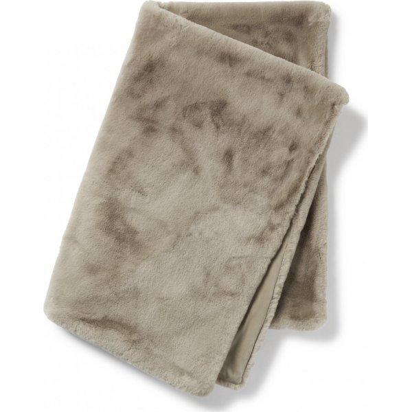 Fluffy pl�d Taupe - 120 x 180 cm