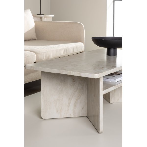 Table basse lesund 120 x 60 cm - Beige