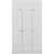Armoire Minar 135 x 52 x 190 cm - Blanc
