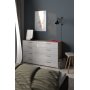 Pepe byr 140 x 40,4 x 82 cm - Ek/vit