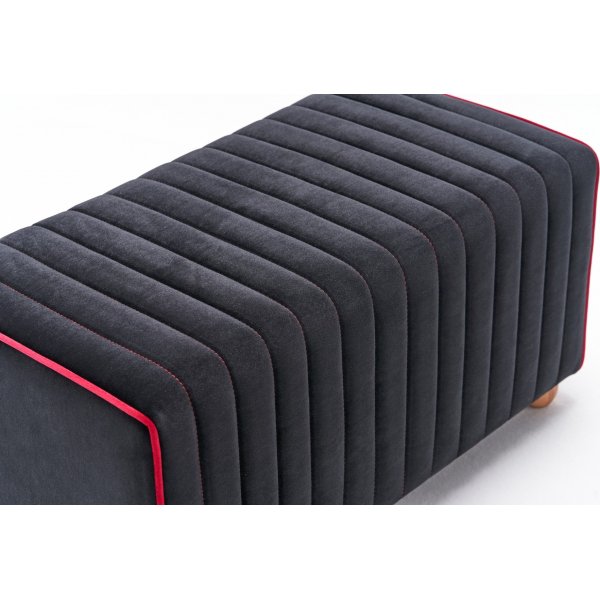 Mabel sittpuff - Antracit/rosa Mabel sittpuff - Antracit/rosa