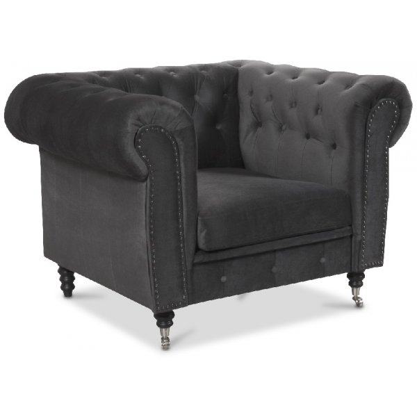 Fauteuil Chesterfield Cambridge Deluxe - Toutes les couleurs + Nettoyage textile pour meubles