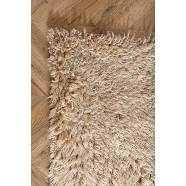 Yoko wollen vloerkleed - Beige Yoko wollen vloerkleed - Beige