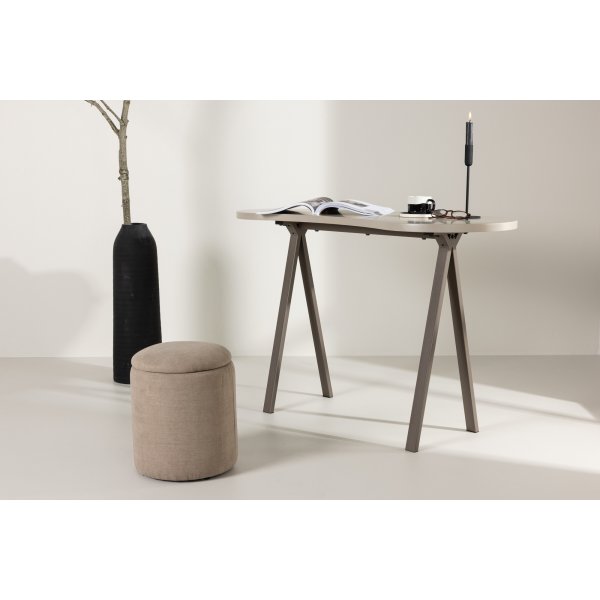 Holmestrand skrivbord 115 x 50 cm - Beige/Brun