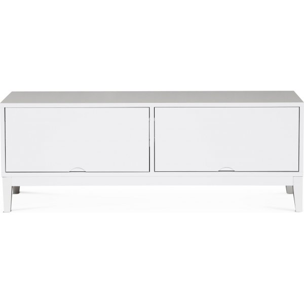Borgholm vit mediabnk 126x45 cm