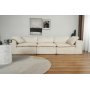 Modulsoffa 320 cm i beige manchester - Vera