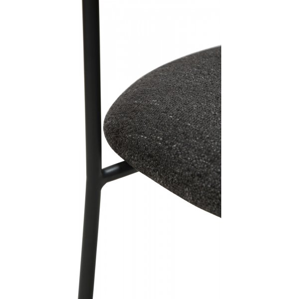 Fauteuil Plenti - Bouclé noir/noir Fauteuil Plenti - Bouclé noir/noir