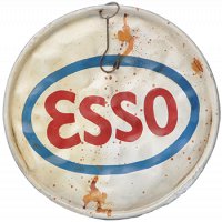 Väggdekoration Esso vintage Ø58 cm Väggdekoration Esso vintage Ø58 cm