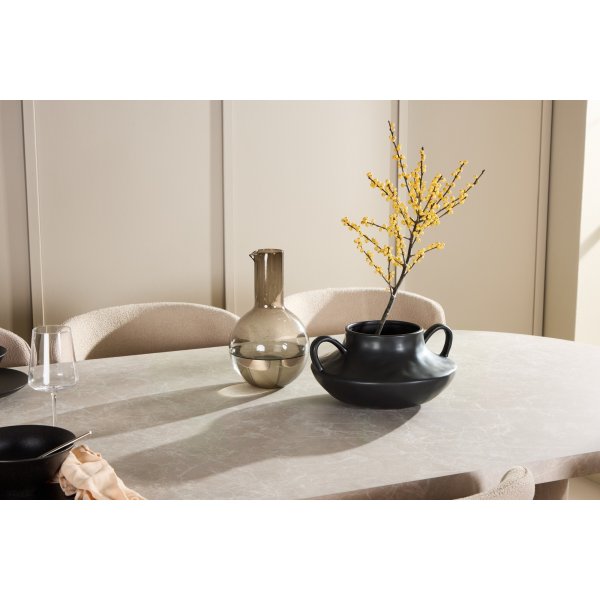 Matbord Narvik med 6 st Astoria stolar - Beige Matbord Narvik med 6 st Astoria stolar - Beige