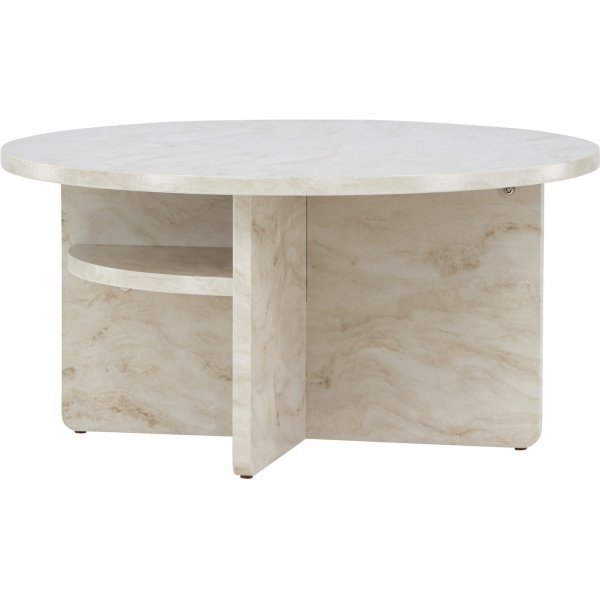 Ålesund soffbord Ø85 cm - Beige Ålesund soffbord Ø85 cm - Beige