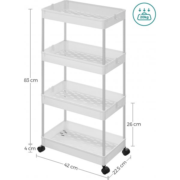 Criollo kökshylla 86 cm - Vit Criollo kökshylla 86 cm - Vit