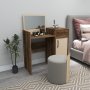 Sedef sminkbord 85,4 x 40 cm - Ljus valnt/beige