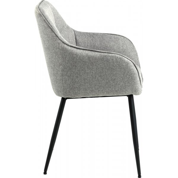 Fauteuil Brenda - Gris clair