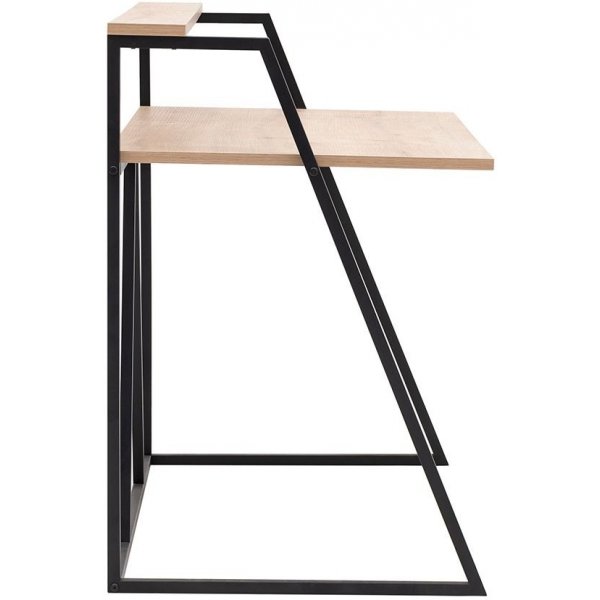 Bureau Lissa 105 x 60 cm - Chêne saphir/noir Bureau Lissa 105 x 60 cm - Chêne saphir/noir