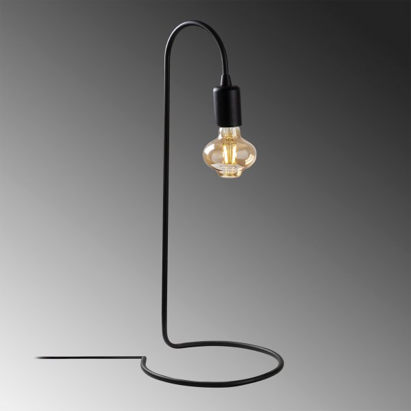 Lampe à poser Yllan prête - Noir Lampe à poser Yllan prête - Noir