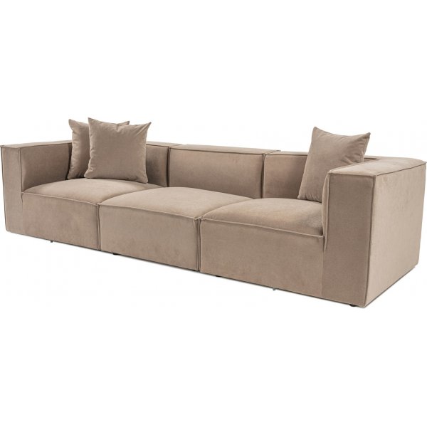 Sora 3-sits soffa - Cappuccino Sora 3-sits soffa - Cappuccino