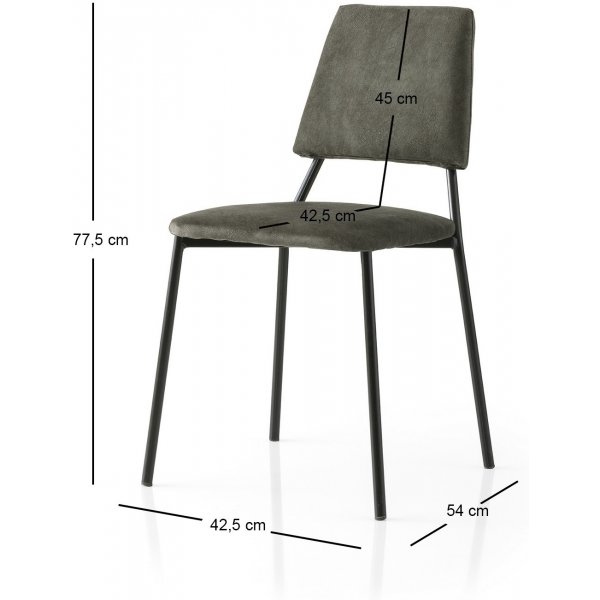 Lima matstol 2-pack - Antracit Lima matstol 2-pack - Antracit