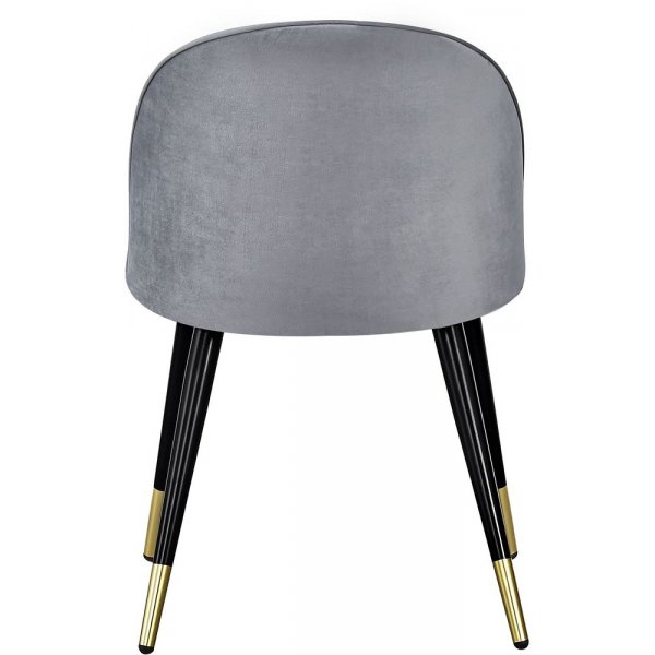 Alice matstol - Mssing/ljusgr sammet