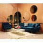 Matilda 3-sits soffa - Petroleumbl