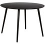 Carisma runt matbord 110 cm hgtryckslaminat - Svart