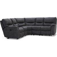 Rom recliner (el)- hörnsoffa i grått microfibertyg Rom recliner (el)- hörnsoffa i grått microfibertyg