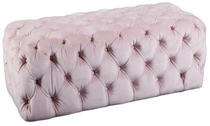Chesterfield Sir Nelson avlng sittpuff - Rosa Sammet