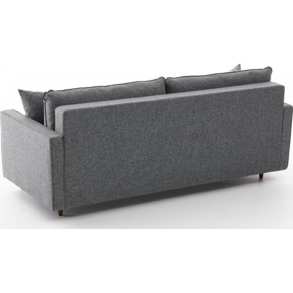 Canapé-lit 3 places Eca - Gris Canapé-lit 3 places Eca - Gris