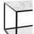 Sevilla soffbord rektangulrt - Svart/Marmorimitation