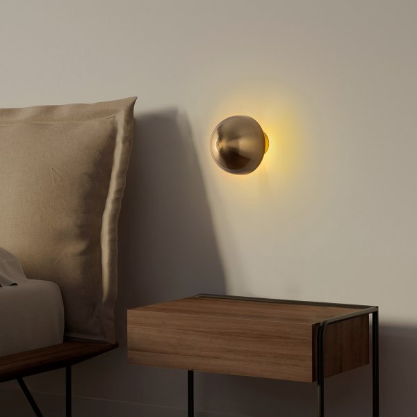 Schimmel wandlamp 13361 - Goud