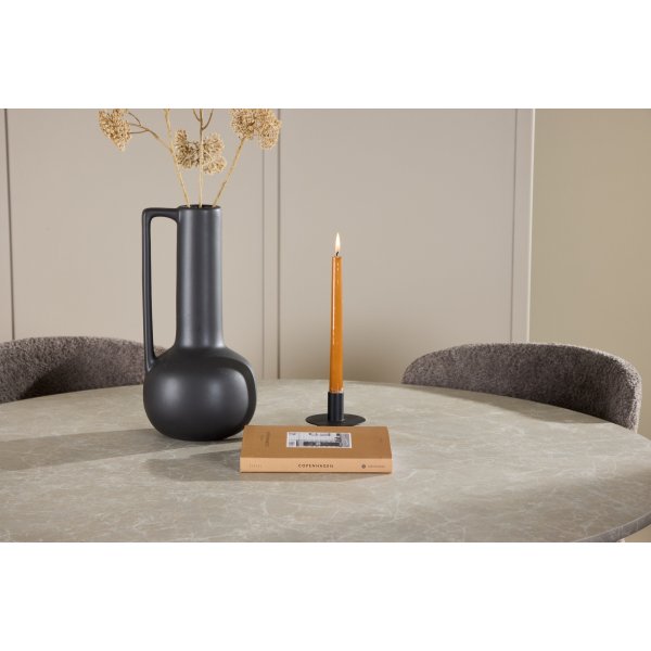 Matbord Lanzo med 4 st Astoria stolar - Brun/beige + 3.00 x Mbeltassar