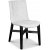Indie 600 matstol vitt konstl�der + M�beltassar