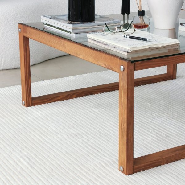 Table basse Via 90 x 90 cm - Bois