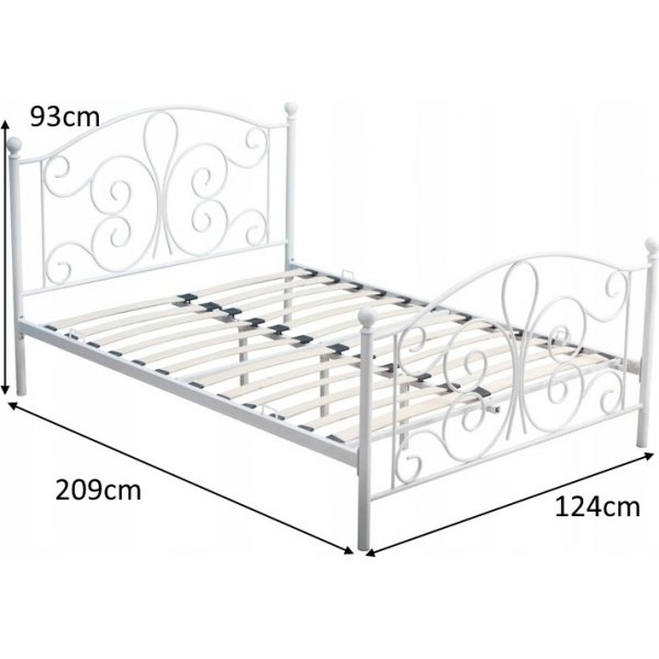 Lit Topsy 120 cm - Blanc