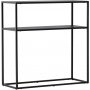 Georgetown sidobord 30 x 80 cm - Svart