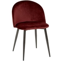 Darling stol - Bordeaux sammet Darling stol - Bordeaux sammet