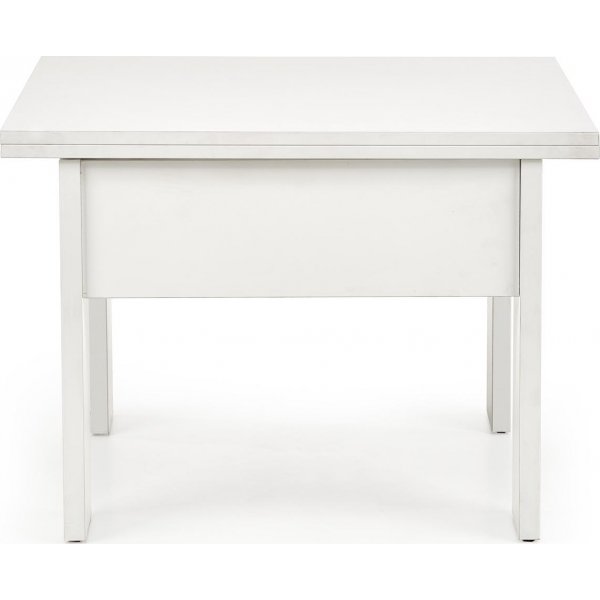 Table basse relevable et abaissante Serafin 80-160 x 80 cm - Blanc Table basse relevable et abaissante Serafin 80-160 x 80 cm - Blanc