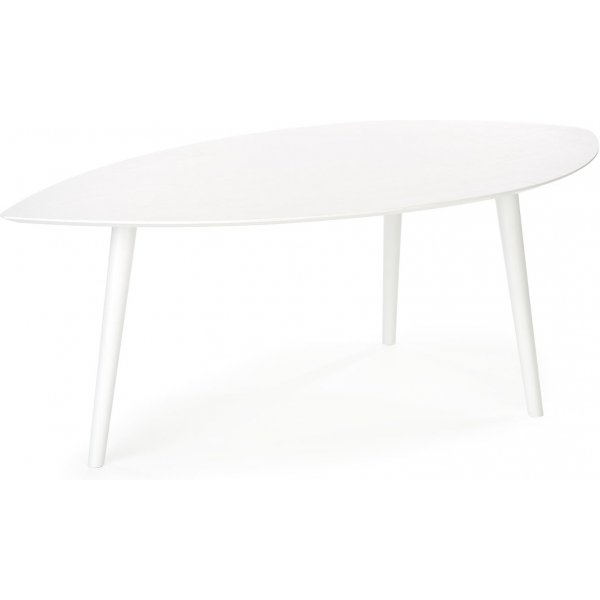 Olmec soffbord 120x 60 cm - Vit