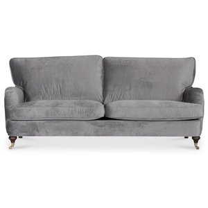 Howard Watford deluxe 3-sits soffa - Grå sammet