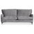 Canap deluxe 3 places Howard Watford - Velours gris
