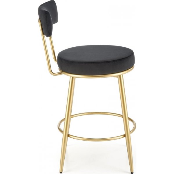 Tabouret de bar Pelican 115 - Noir/or